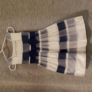 Sz 3 Blue & White Formal Dress